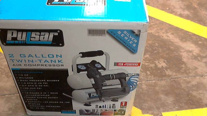2 Gal Compressor w Nailer