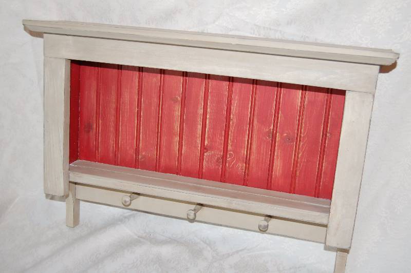 Vintage Coat Hook Shelf