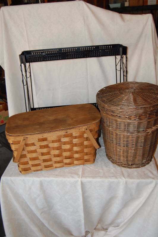 Baskets and Planter Stand