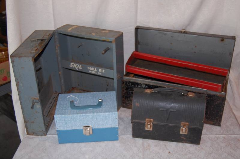 Assorted Metal Boxes