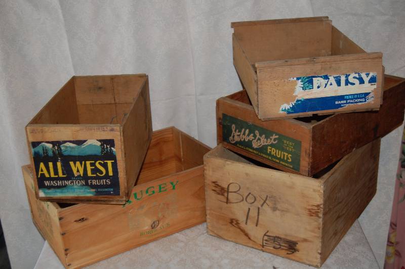 Vintage Wooden Crates