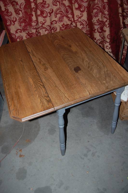 Wooden Table with Drop Leaves