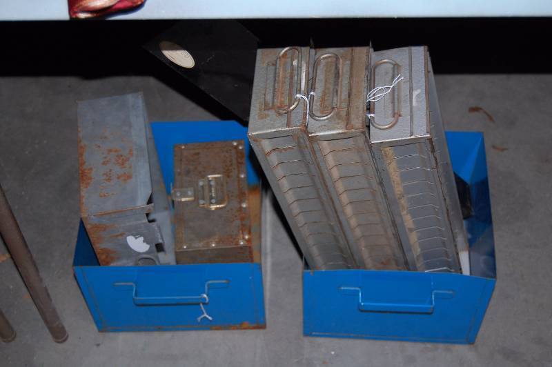 Assorted Metal Boxes and Trays