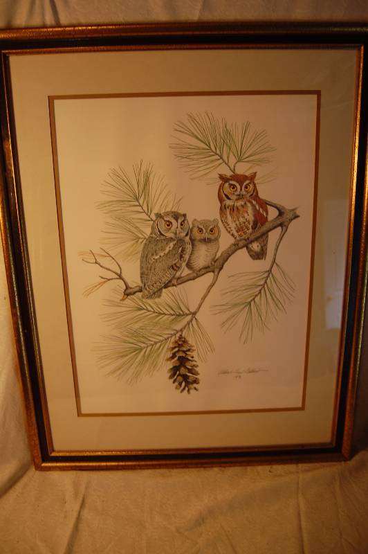 Wall Art with Owls
