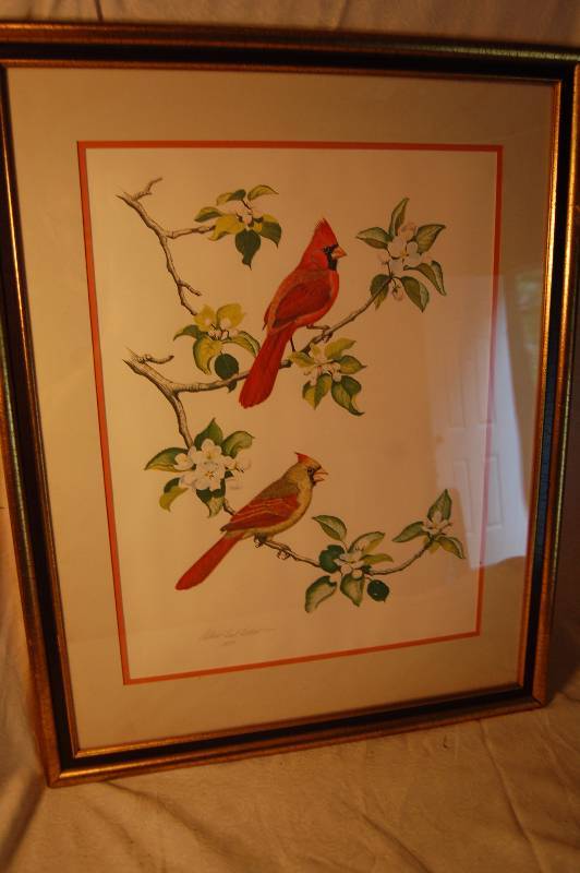 Wall Art with Cardinals