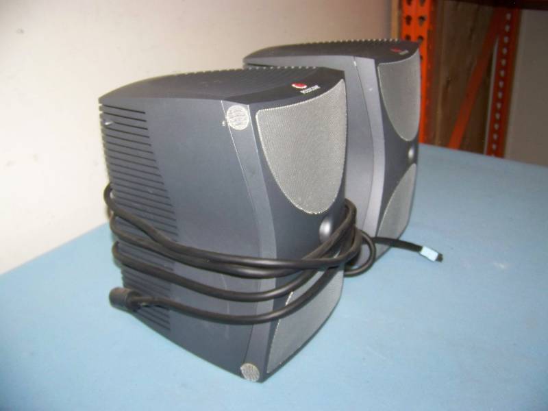 lot 72 image: (2) Polycom, Subwoofers for Teleconferencing  Videoconferencing Systems