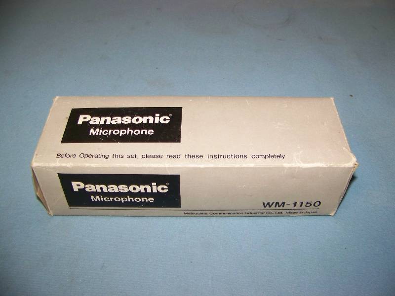 lot 81 image: Panasonic, Wired, Handheld Microphone  Mic in Original Box