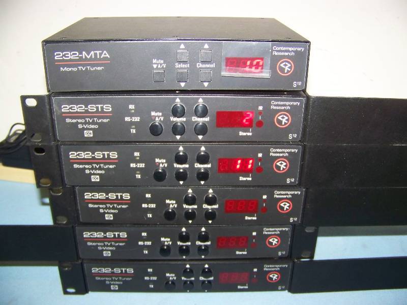 lot 75 image: (6) Contemporary Research, TV  Television Tuners