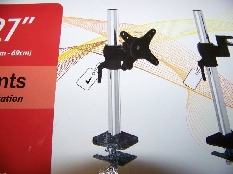 lot 91 image: XtremePro, 13-27, PC  Computer  Flat Panel Monitor, Desk Mount - NEW in Original Box