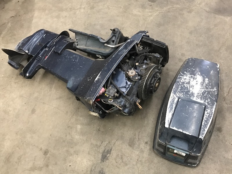 lot 20 image: Evinrude 50HP Outboard Motor