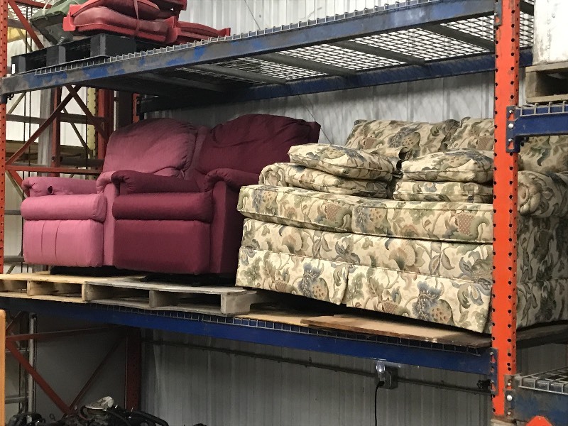 lot 46 image: (2) Recliners & (1) Love Seat