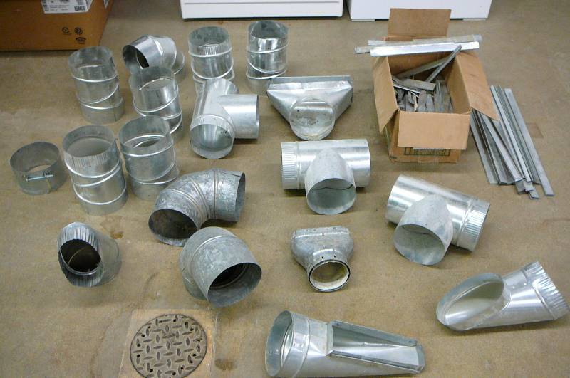 Lot of Heating Duct Work