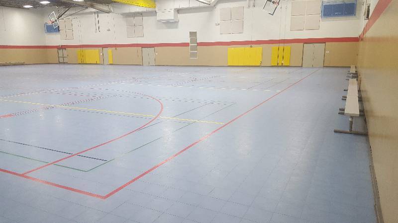 Indoor Sport Court 67 Feet by 101 Feet