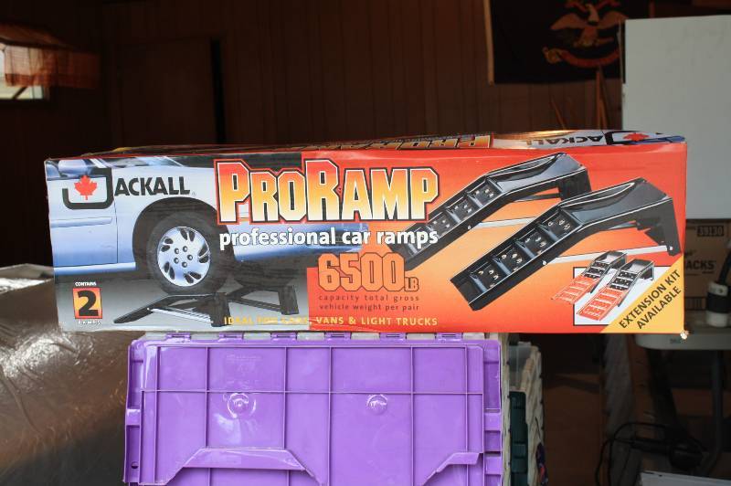 lot 38 image: Ackall car ramp 6500 lbs never opened