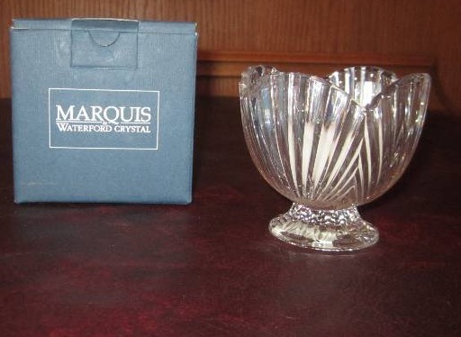 lot 135 image: Waterford Crystal Marquis votive candle holder