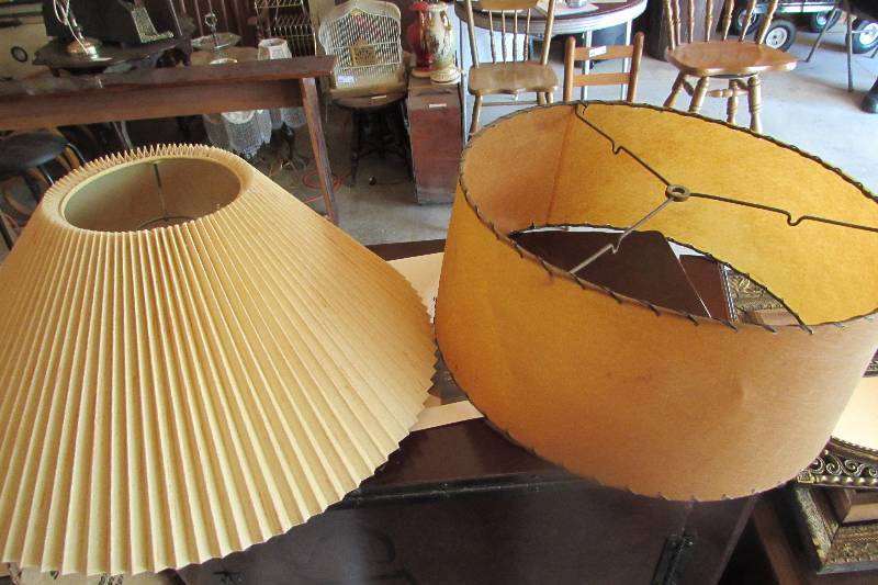 lot 51 image: TWO LAMP SHADES