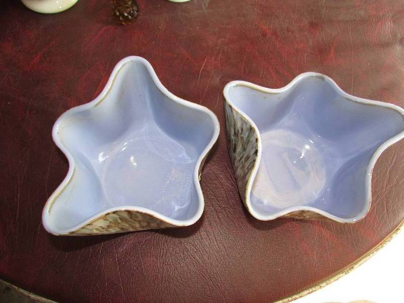 lot 162 image: PAIR OF HAND MADE POTTERY BOWLS