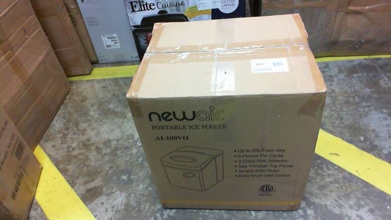 lot 2938 image: NewAir Portable Ice Maker Orange