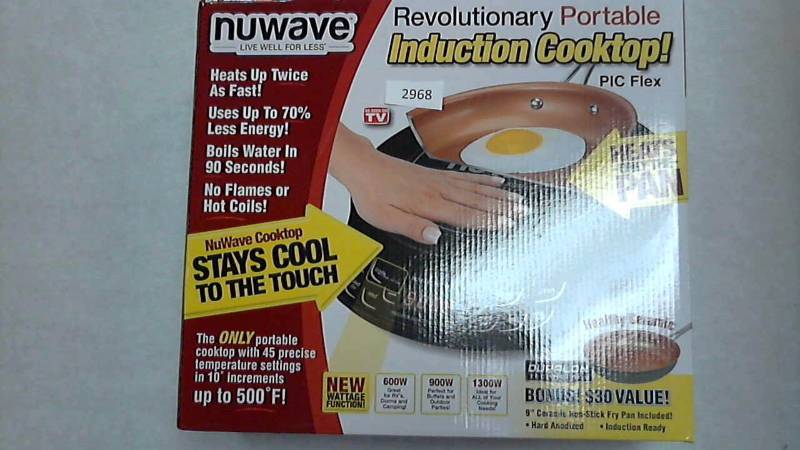 lot 2968 image: NuWave PIC FLEX with 9 Non-Stick Fry Pan
