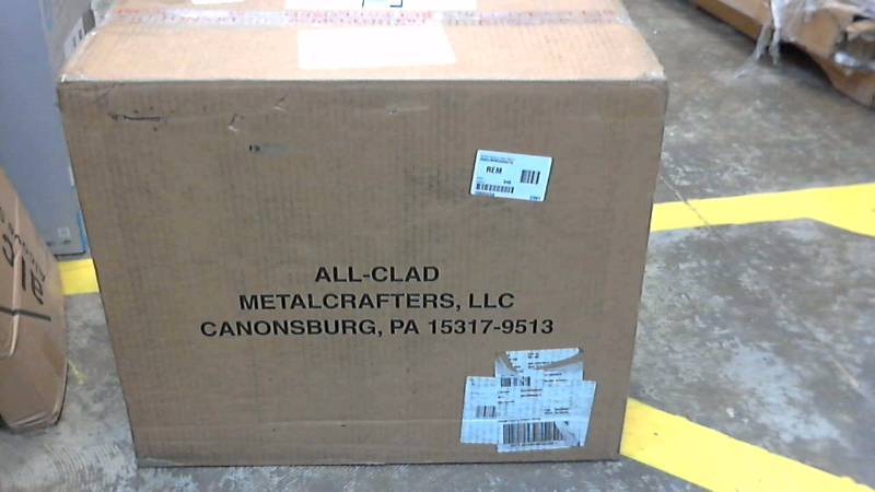 lot 2976 image: All-Clad 10-Pc. Stainless Steel Cookware Set