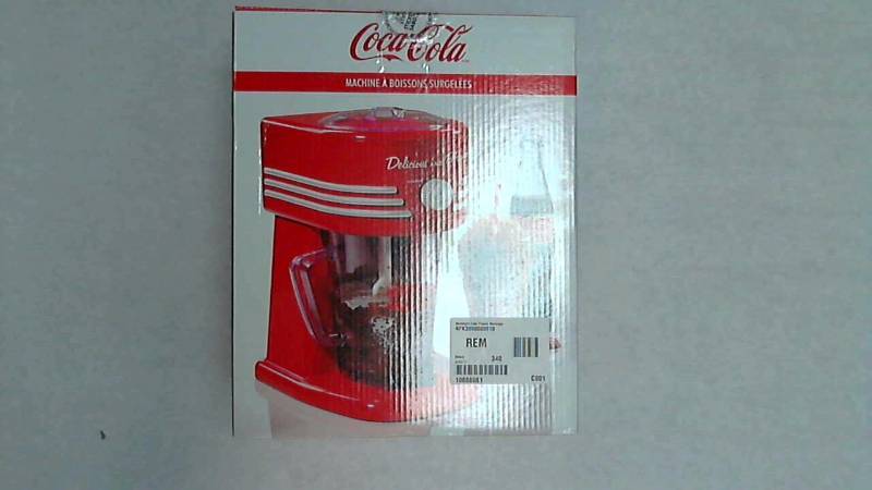 lot 2987 image: Nostalgia Coca-Cola Frozen Beverage Maker