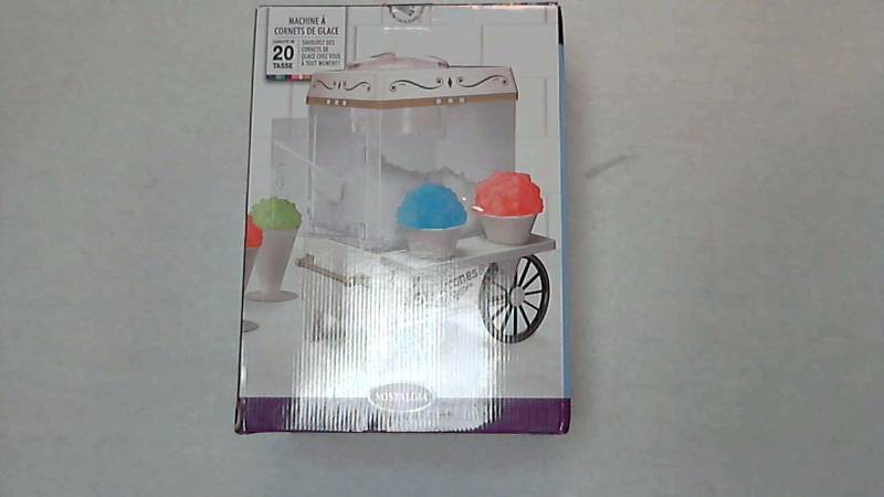 lot 3000 image: Nost Vintage Snowcone  Snow Cone Maker White