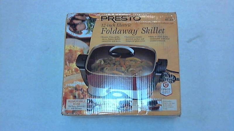 lot 3003 image: Presto 12 Elec Foldaway Skillet