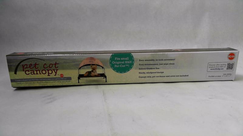 lot 3090 image: PET COT CANOPY, SMALL TAN 17 Tan Small