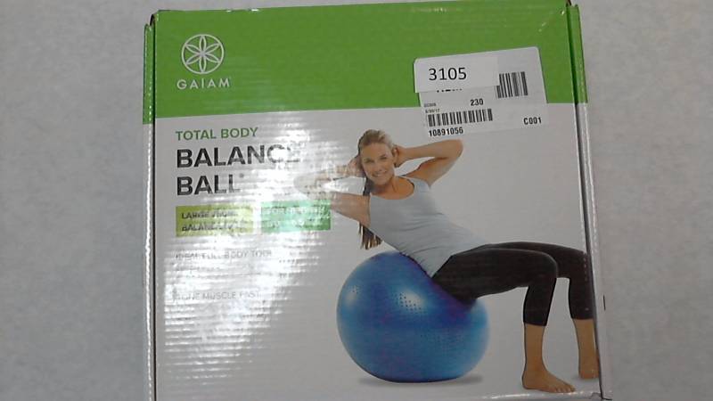 lot 3105 image: Total Body Balance Ball 75cm