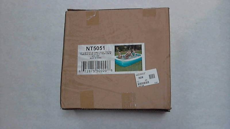 lot 3109 image: Blue Wave 3D Inflatable 103 x 69 Rectangular Family Pool