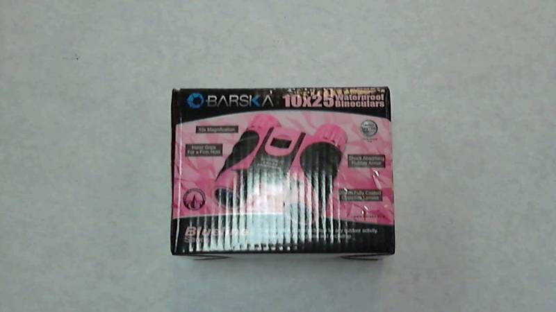 lot 3115 image: 10x25mm Waterproof Pink Binoculars