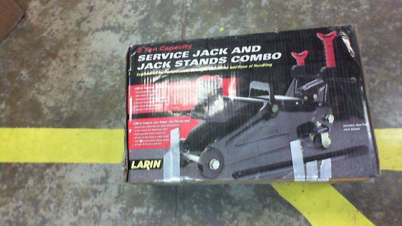 lot 3167 image: 2 Ton Floor Jack w Jack Stand