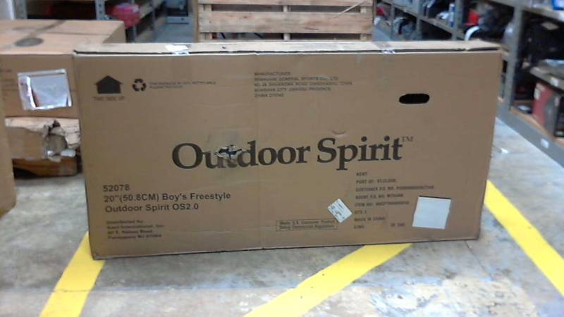 lot 3092 image: Outdoor Spirit Kids 20 BMX Freestyle Bike