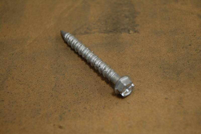 lot 9 image: 14 x 2 14 Hex HEad Concrete Screws(Tapcons)