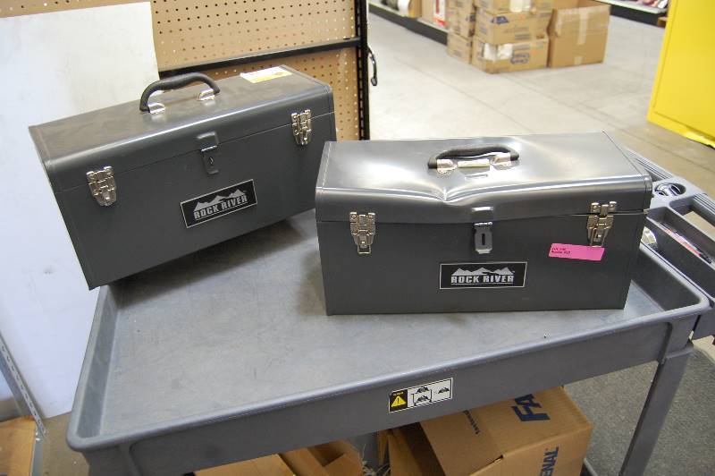 lot 46 image: 2 Steel Tool Boxes