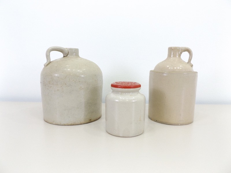 3 Antique Whiskey etc. Jugs