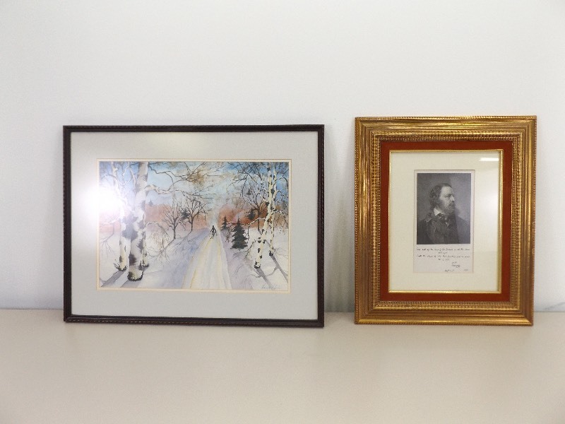 2 Pieces of Framed Signed Art