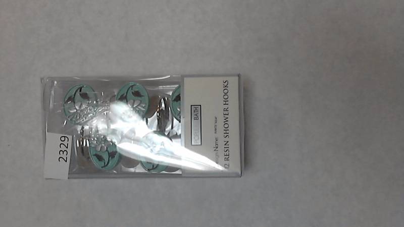 lot 2329 image: Avanti Shower Hook Set - Aqua