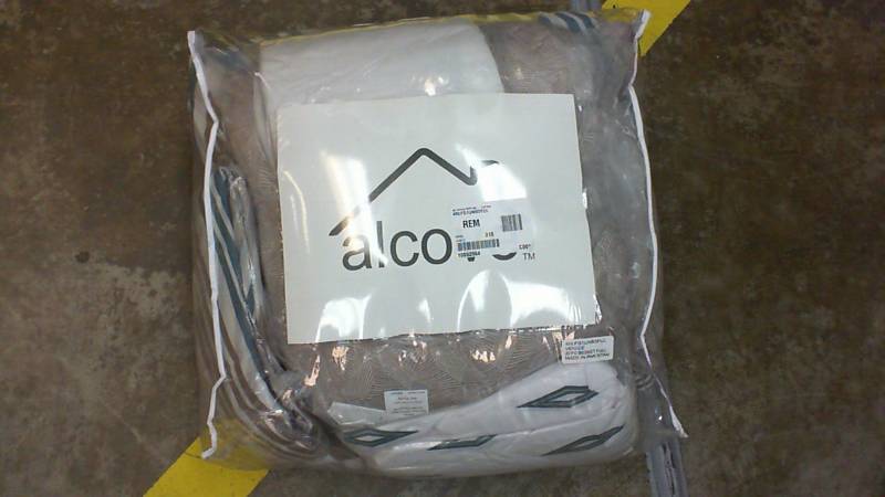 lot 2373 image: Alcove Venice 20Pc Bed Sheet Set - Full Neutral  Blue Full