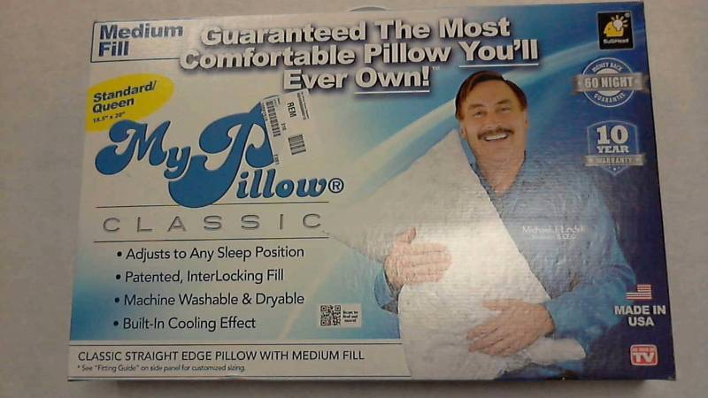 lot 2405 image: My Pillow Queen Standard