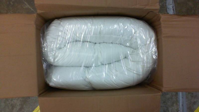 lot 2424 image: Rollaway Cot Topper White
