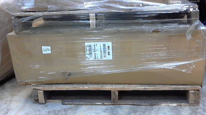lot 2694 image: Alcove 5pc Faux Marble Dining Room Table Set