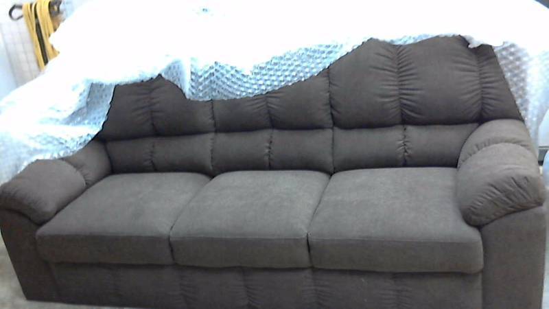 lot 2743 image: alcove Harper sofa couch Java