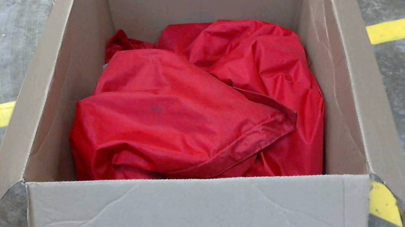 lot 2753 image: Big Joe Original Radiant Orchid Red - Bean Bag Pillow  Chair