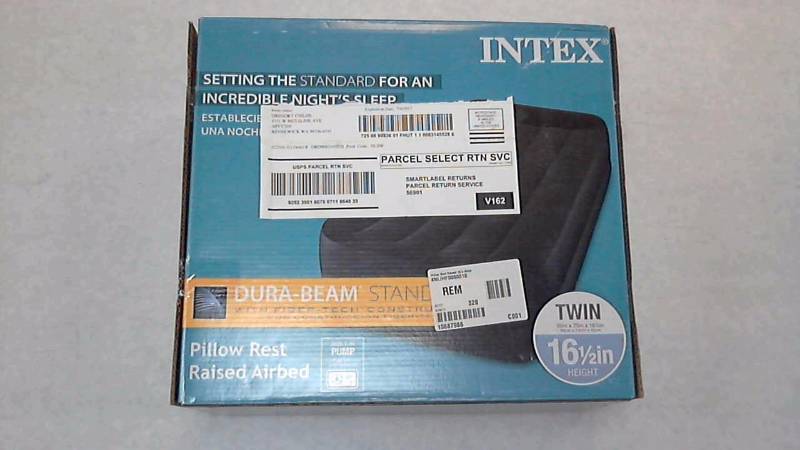 lot 2767 image: Pillow Rest Raised 16.5 Airbed  Air Mattress - Twin Size