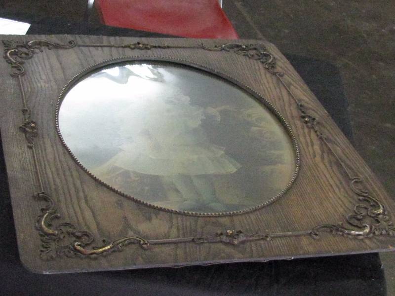 lot 65 image: Framed Print of Young Girl from 1800s