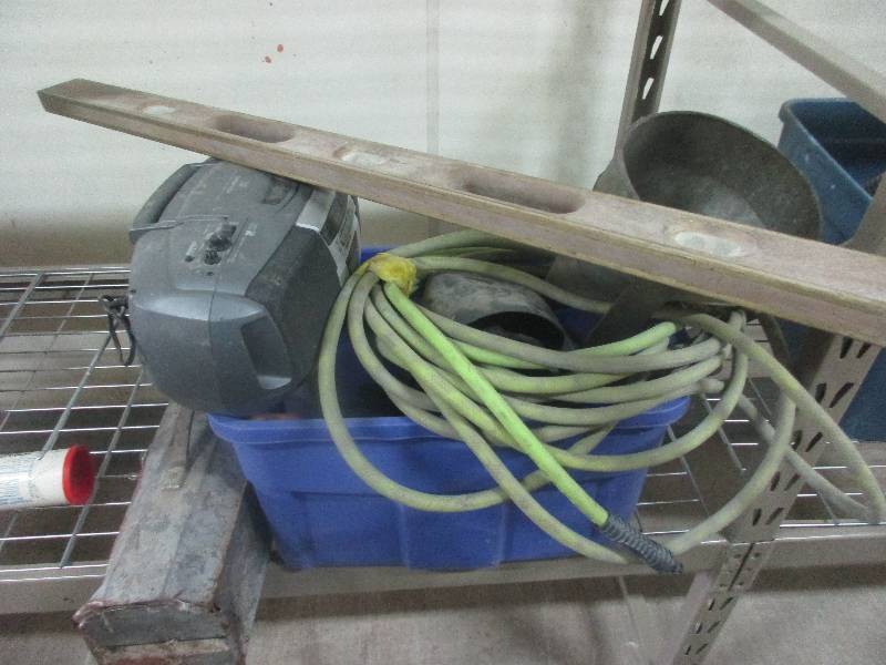 tote of misc tools