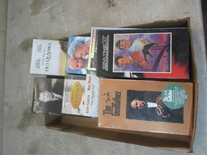 VHS tapes - godfather in original wrapping