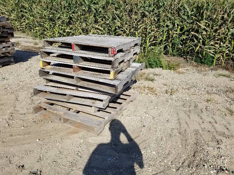 lot 26 image: 8 used pallets