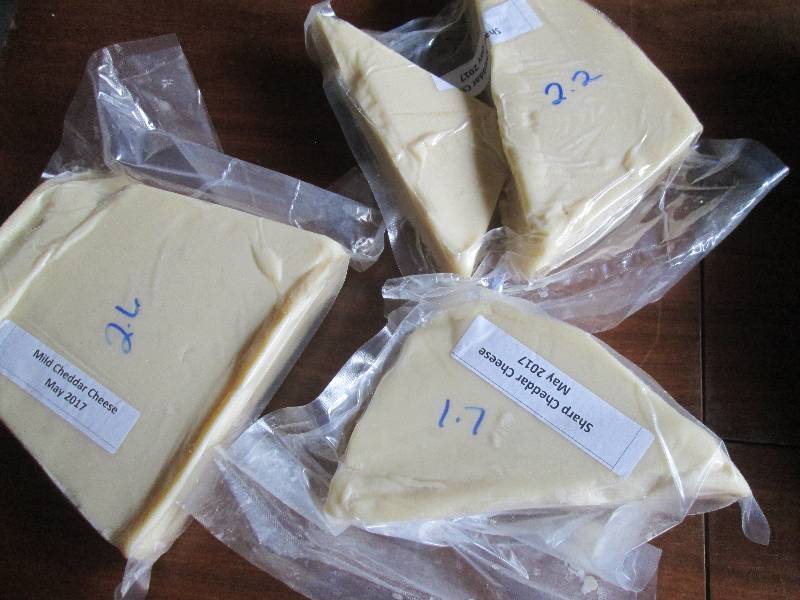 lot 7 image: 6.5 lb.Chunk Sharp Cheddar Cheese P...